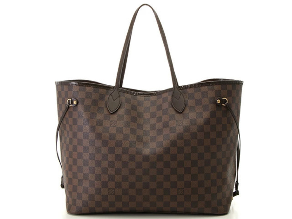 LOUIS VUITTON Neverfull Neverfull Damier Ebene Brown